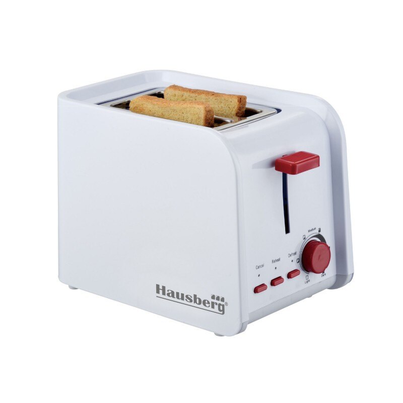 Prajitor de Paine Hausberg,2 Felii,6 Nivele Putere,750 W