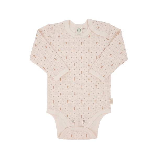 Body pentru bebelusi din bumbac organic, maneca lunga