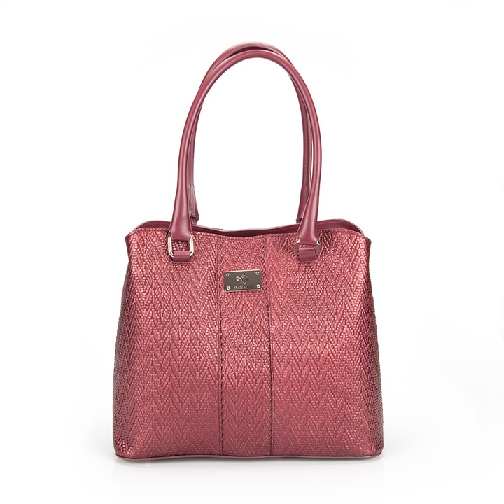 Női bőrtáska, ANNA FELLINI, Gerda bordó