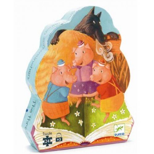 Puzzle Djeco - Cei 3 purcelusi
