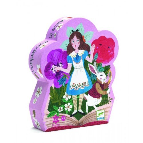 Puzzle Djeco - Alice in tara minunilor,multicolor