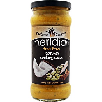 Sos Korma, fara gluten, aditivi si conservanti, 350g Meridian Sos Korma, fara gluten, aditivi si conservanti, 350g Meridian