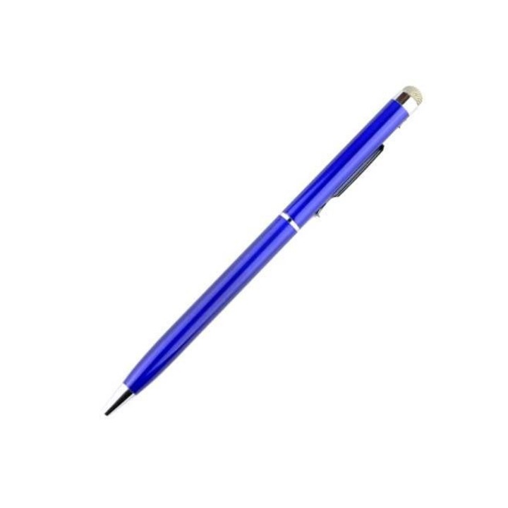 Stylus cu pix si varf din Microfibra - Albastru