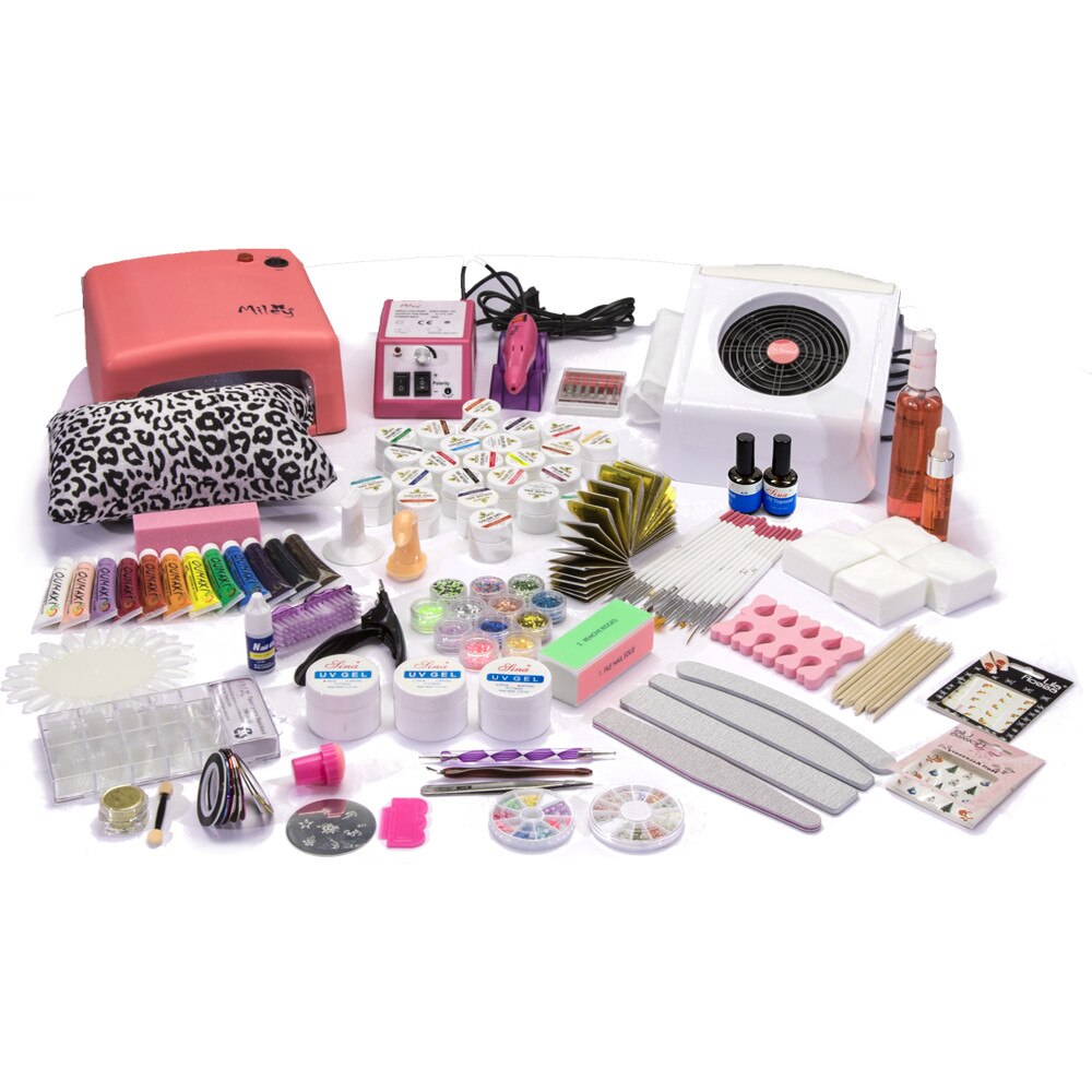 Kit unghii profesional 477 piese Color Line