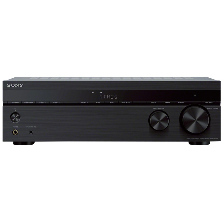 SONY STR-DH790 AV vevő, Dolby Atmos, 7.2 csatornás, nagy felbontású, 4K HDR, DTS: X, DCAC, 3D, 7 x 145 W, erősítő, Bluetooth, fekete