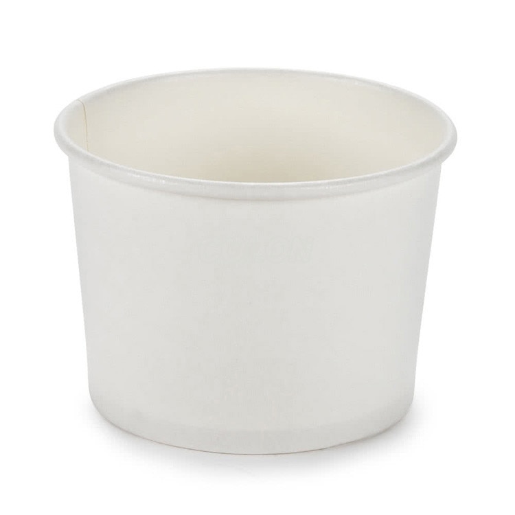 Set bol supa + capac, carton alb termorezistent, 460ml, 50buc