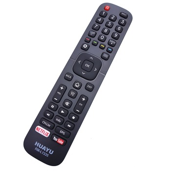Telecomanda LCD/LED Hisense cu Netflix RM-L1335, neagra cu functiile telecomenzii originale Telecomanda LCD/LED Hisense cu Netflix RM-L1335, neagra cu functiile telecomenzii originale