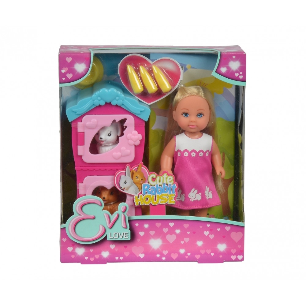 Set papusa Evi - Casuta Iepurasilor