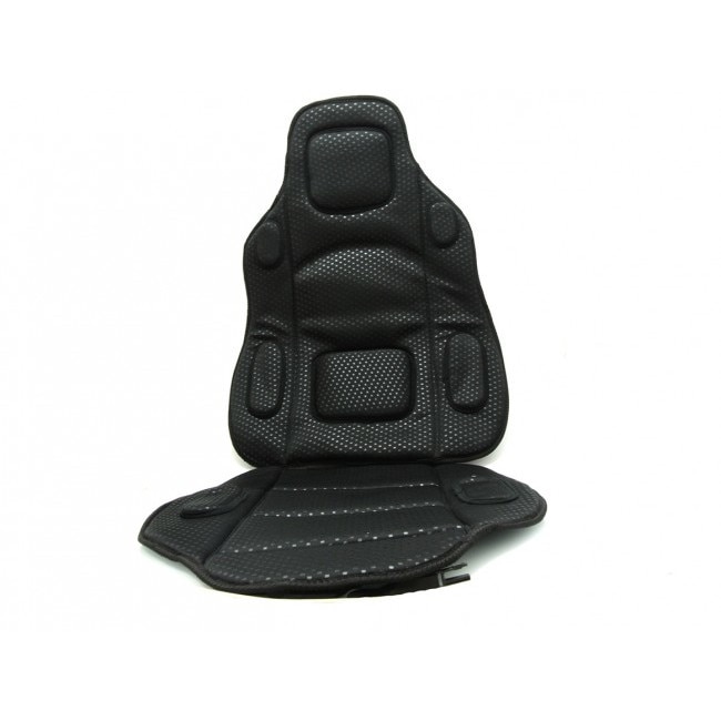 Set huse auto AlMar pentru scaune fata, Negru/Negru, 5 piese