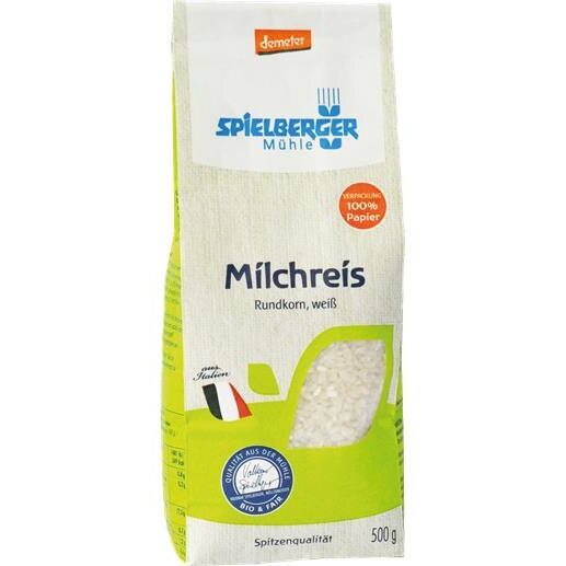 Orez Bio Alb pentru Lapte Demeter Spielberger 500gr