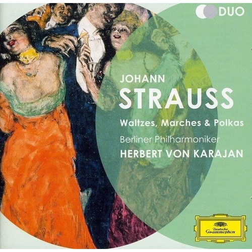 Herbert von Karajan/Berliner Philharmoniker - Johann Strauss:Waltzes,Marches & Polkas (2CD)