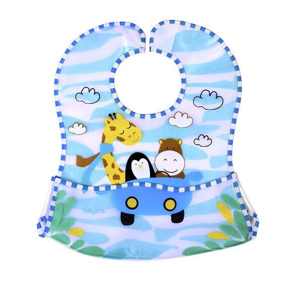 Bavetica moale cu buzunar 6m+ BabyOno Animals