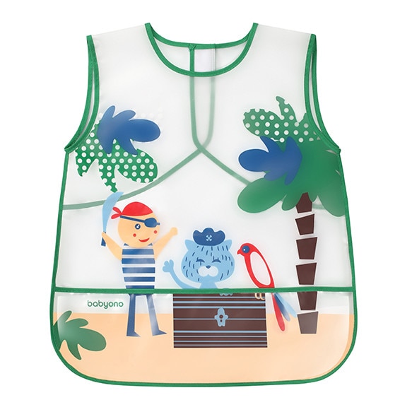 Baveta sort plastic Baby Ono 36 luni+ Pirat