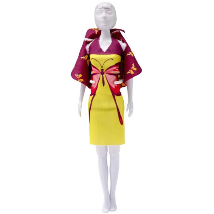Set Dress your Doll Croitorie Hainute de Papusi Dolly Butterfly
