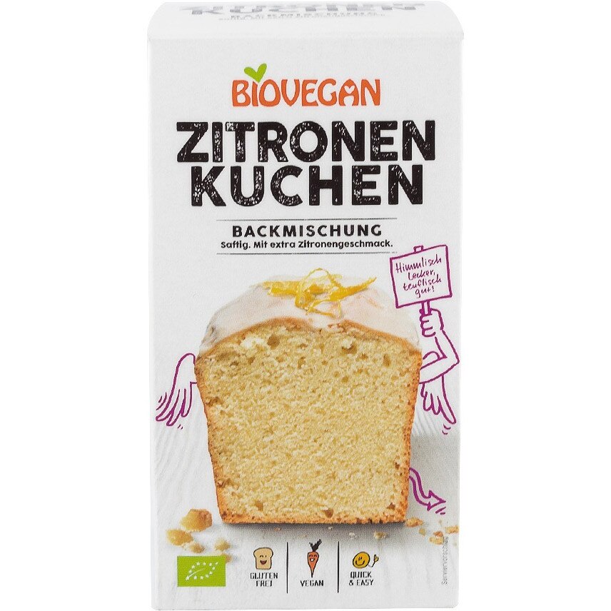 Premix bio “Tort de lamaie”, fara gluten, Biovegan, 430 g