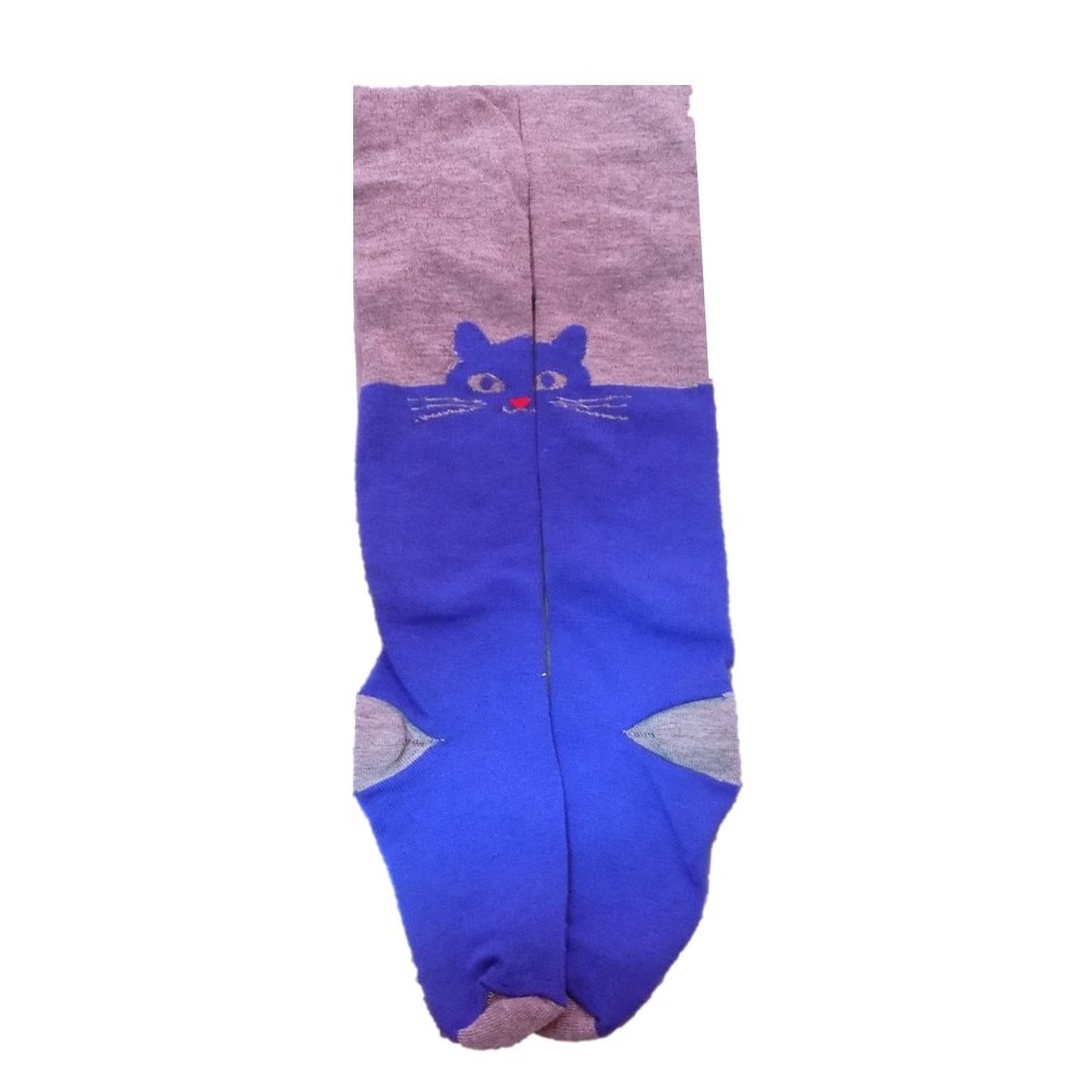 Dresuri copii cu Pisicuta, Albastru/Gri, 116 - 122 cm