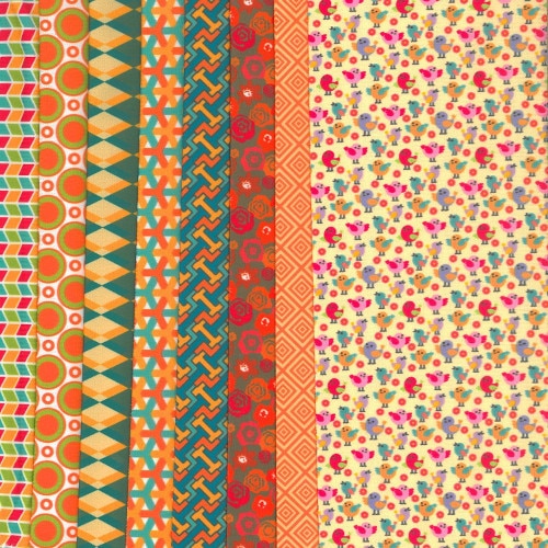 Set Dress your Doll de Materiale pentru Croitorie Little Birds