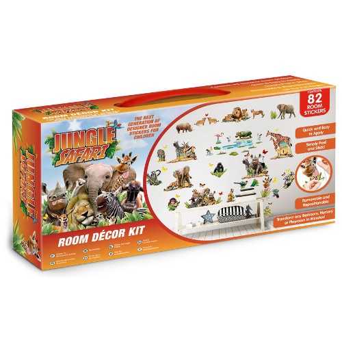 Kit Walltastic Decor Animale din Safari