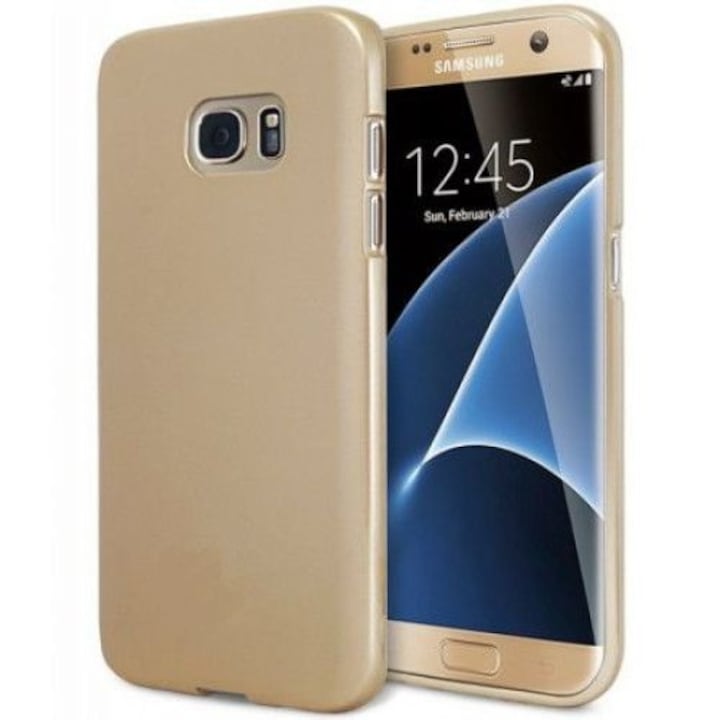 Кейс за Samsung Galaxy S7 Edge, MyStyle Perfect Fit, златен