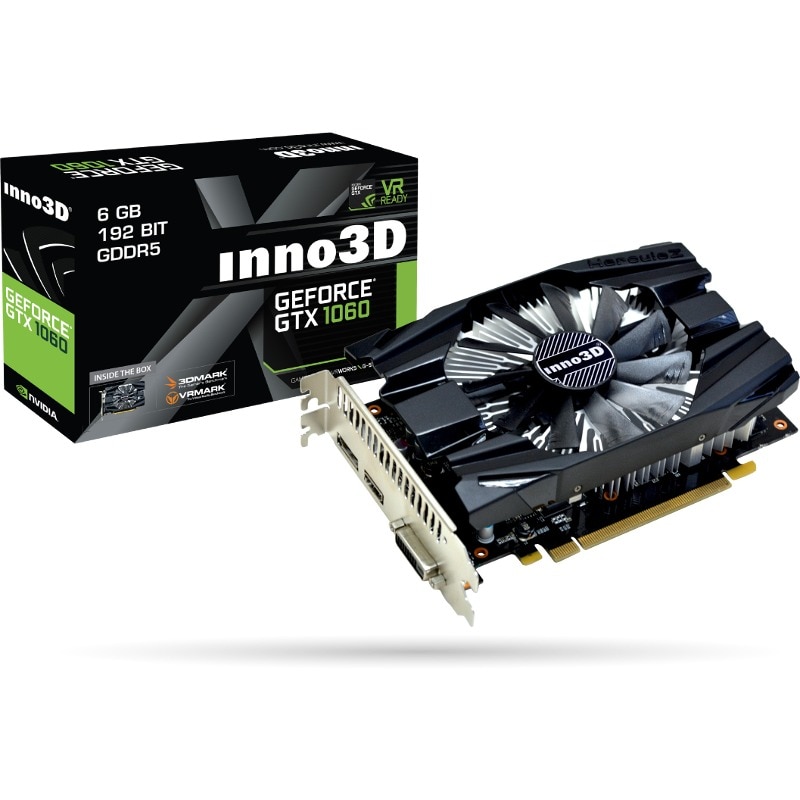 Placa video Inno3D GeForce GTX1060 Compact, 6GB GDDR5, 192-bit