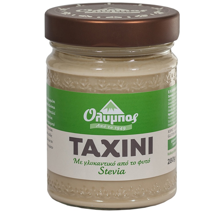 Pasta de susan Tahini cu stevia, fara zahar, 280g Olympos