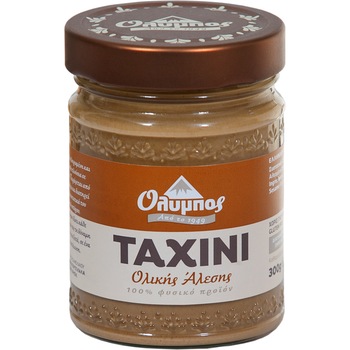 Pasta de susan Tahini integral, natural, fara aditivi si conservanti, 300g Olympos Pasta de susan Tahini integral, natural, fara aditivi si conservanti, 300g Olympos