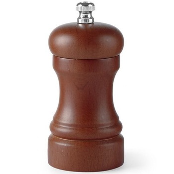 Rasnita piper, lemn culoare inchisa, (H) 100 mm, mecanism macinare ceramic, durabil, Hendi Rasnita piper, lemn culoare inchisa, (H) 100 mm, mecanism macinare ceramic, durabil, Hendi