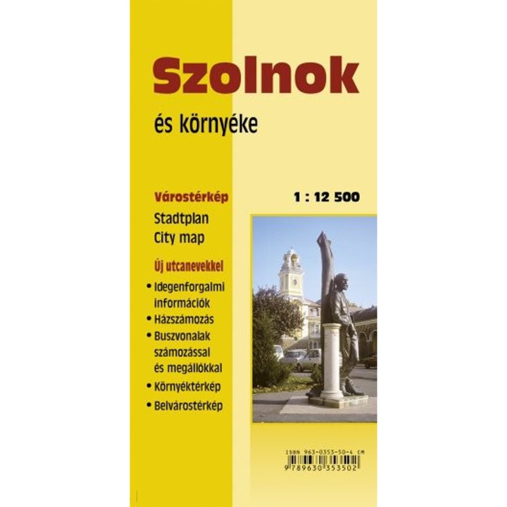 Szolnok hajtogatott autóstérkép (2007)