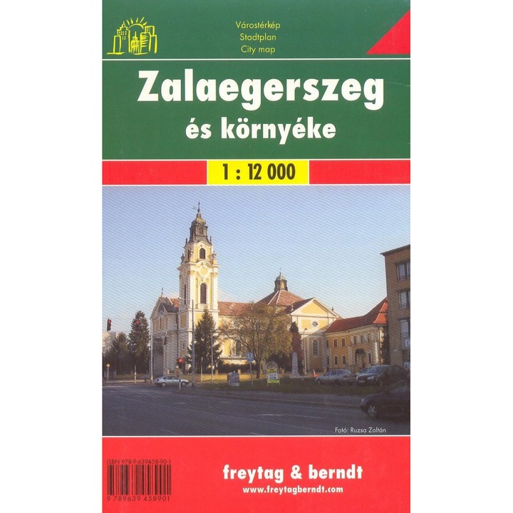Zalaegerszeg hajtogatott autóstérkép (2008)
