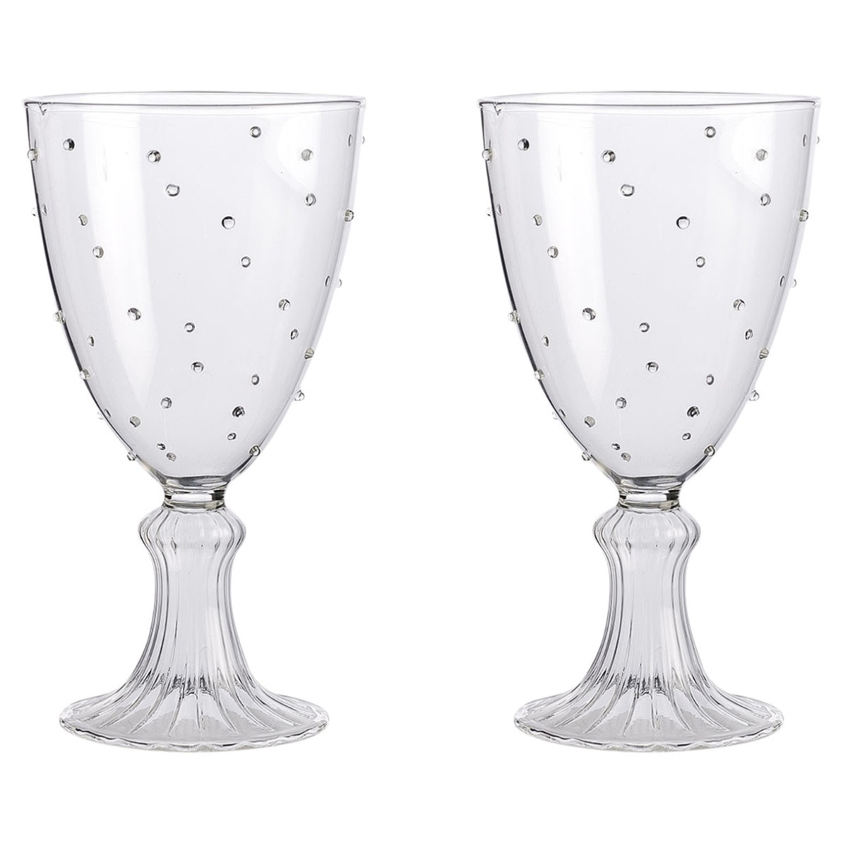 Set de 2 pahare de vin ESTRELAS, Gabriela Seres