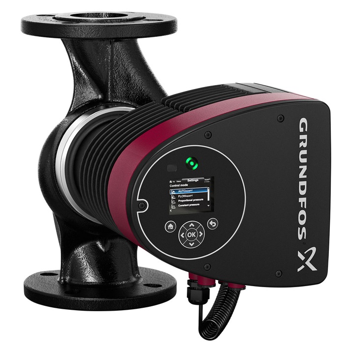 A osztályú elektronikus keringető szivattyú, 80-120 PN6, Magna3, Grundfos