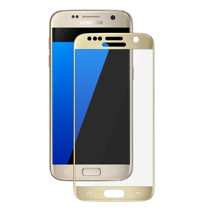 Bibilel 9H kiváló minőségű üveg védőfólia Samsung Galaxy S7-hez, arany, BBL154