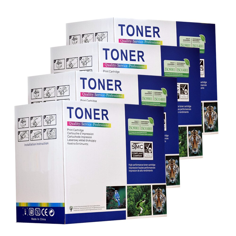 Set 4 cartuse TONER compatibil HP CE740A/741A/742A/743A