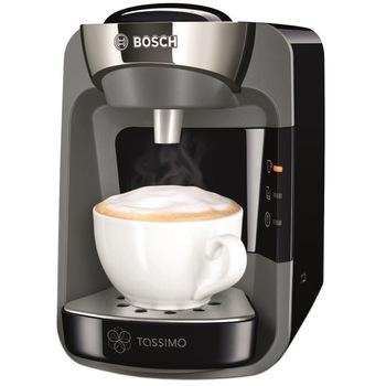 Espressor Bosch Tassimo , 1300W, autocuratare si decalcifiere , 3.3 bar, 0.7l capsule, Negru Espressor Bosch Tassimo , 1300W, autocuratare si decalcifiere , 3.3 bar, 0.7l capsule, Negru