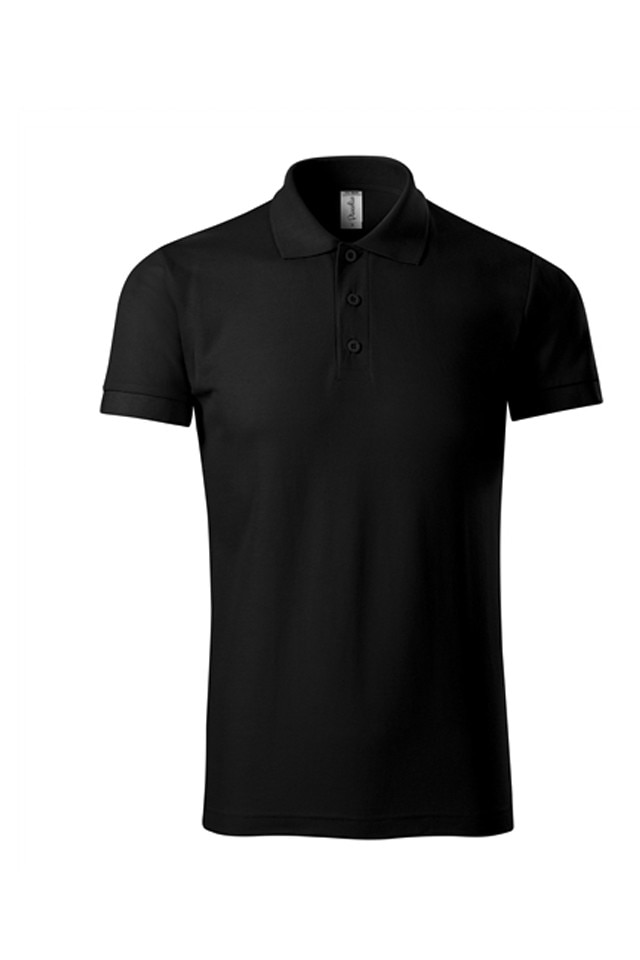 Tricou polo barbati, Joy, Negru