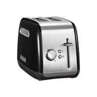 Toaster 2 sloturi si 5 grade de rumenire 1100W, Onyx Black - KitchenAid