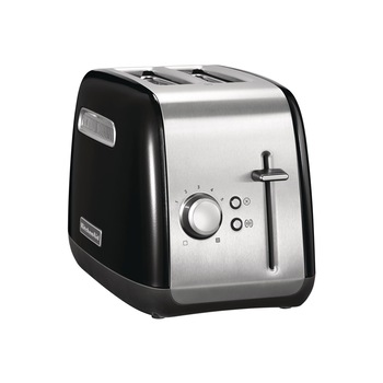 Toaster 2 sloturi si 5 grade de rumenire 1100 W, Onyx Black - KitchenAid Toaster 2 sloturi si 5 grade de rumenire 1100 W, Onyx Black - KitchenAid