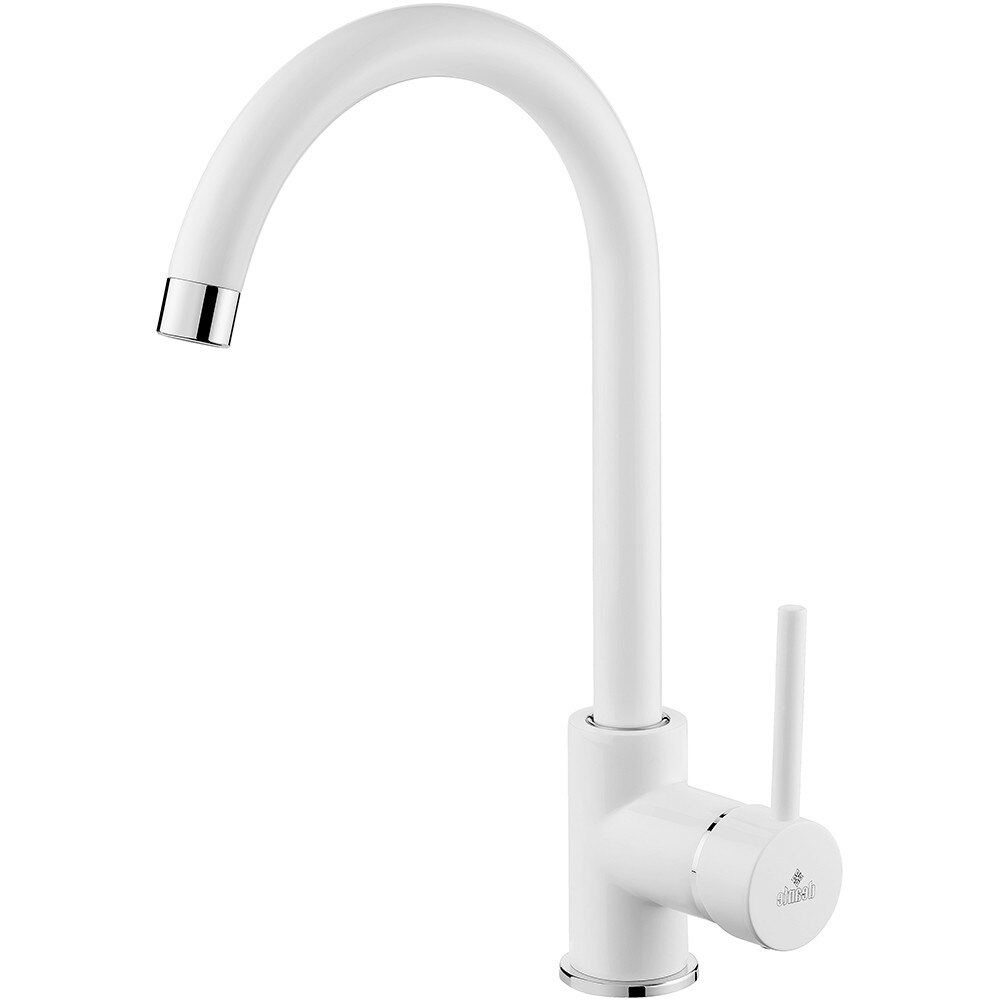 Baterie bucatarie Deante Milin Alb