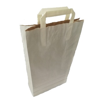 Set 10 Saci din hartie dublu strat, cu maner, 200x100x450 mm Set 10 Saci din hartie dublu strat, cu maner, 200x100x450 mm