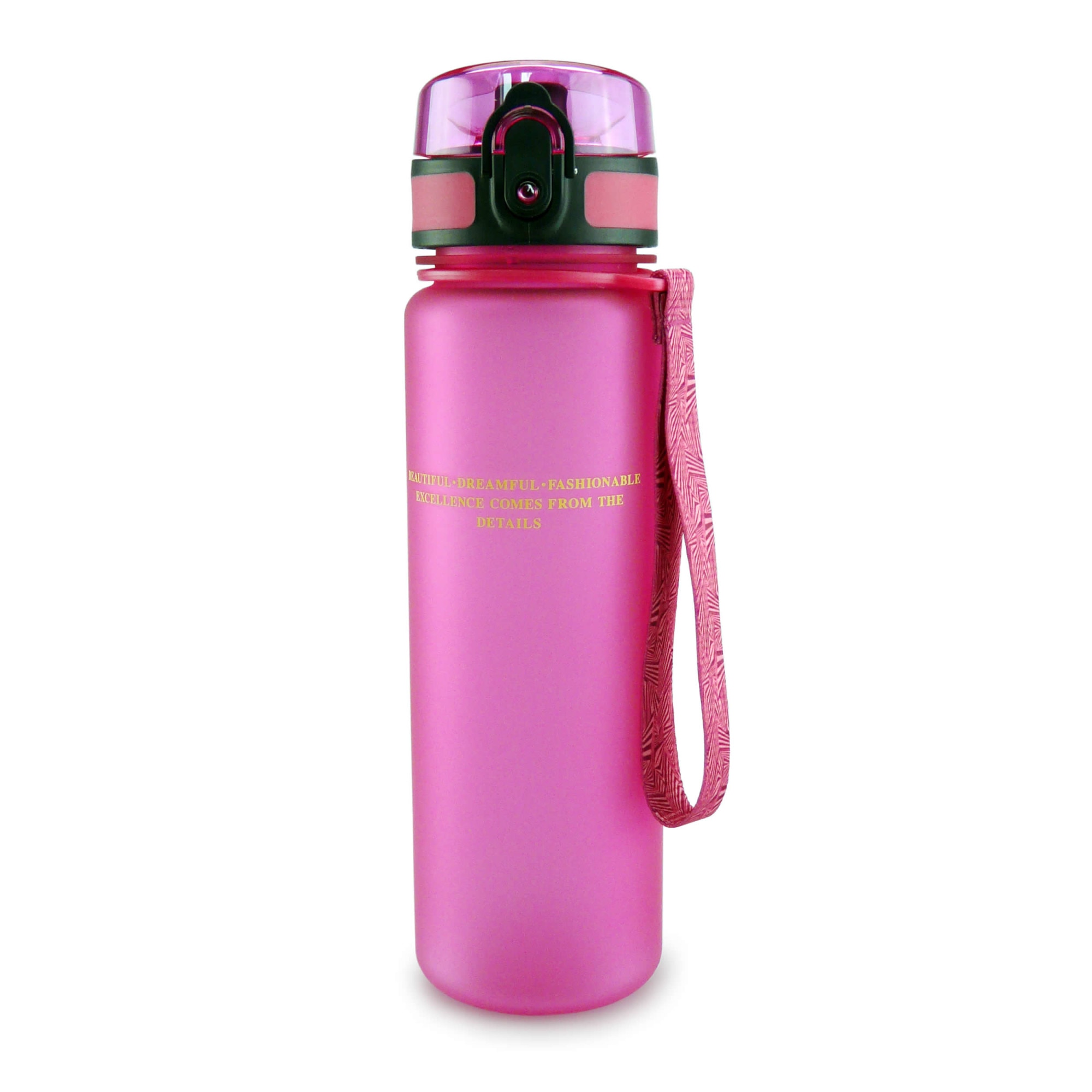 Bidon apa din Tritan BPA-free capac click 1000 ml roz