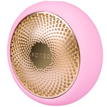 Dispozitiv de tratament facial FOREO UFO Pearl Pink, 4 setari de intensitate, Timer, Roz Dispozitiv de tratament facial FOREO UFO Pearl Pink, 4 setari de intensitate, Timer, Roz