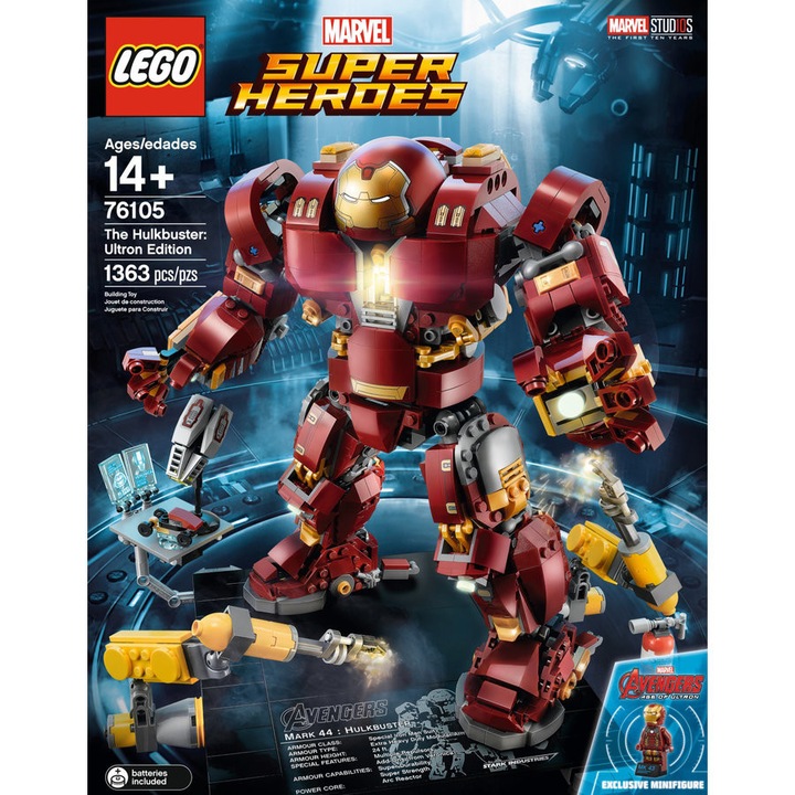 LEGOконструктор Marvel Super Heroes Hulkbuster: Ultron Edition 76105