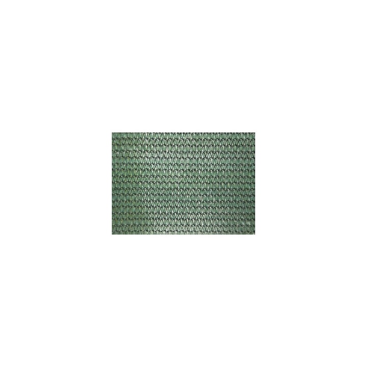 Plasa de umbrire, HDPE, 80 g/mp, grad de umbrire 80%, verde, 10x2 m
