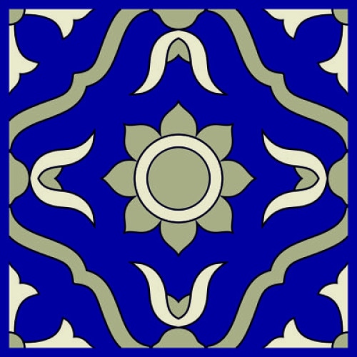 Set stickere autocolante faianta decorativa 15cm x 15cm model floarea soarelui