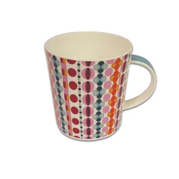 Cana portelan, Jameson, Motive retro, 300 ml, Multicolor Cana portelan, Jameson, Motive retro, 300 ml, Multicolor