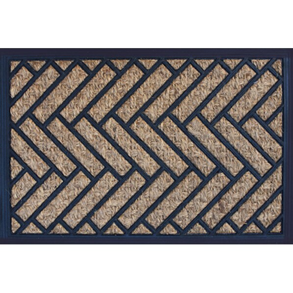 Covor intrare cauciuc si fibra de nuca de cocos 40x60 MN011542