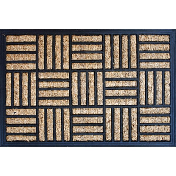 Covor intrare cauciuc si fibra de nuca de cocos 40x60 MN011543