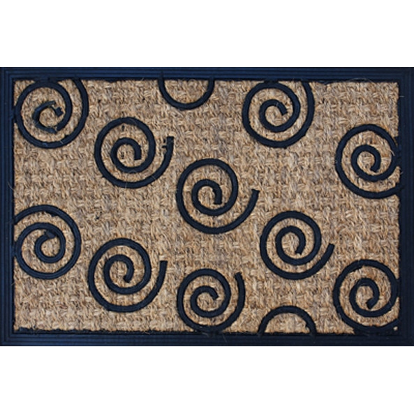 Stergator intrare cauciuc si fibra de nuca de cocos 45x75 MN011564