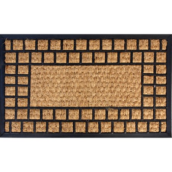 Covor intrare cauciuc si fibra de nuca de cocos 40x60 MN011540 Covor intrare cauciuc si fibra de nuca de cocos 40x60 MN011540