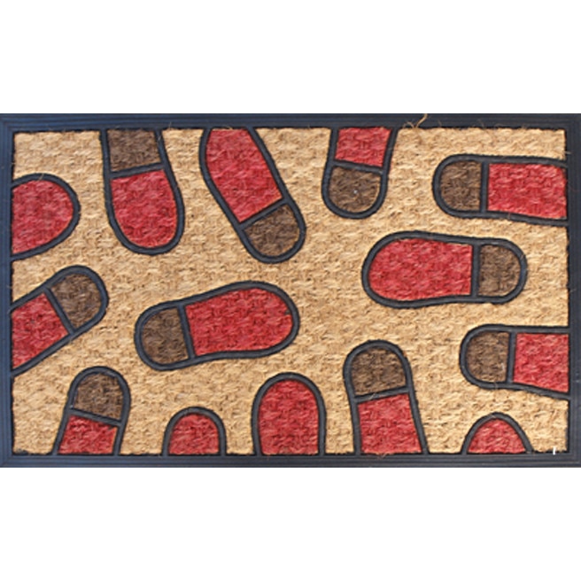 Stergator intrare cauciuc si fibra de nuca de cocos 45x75 MN011554